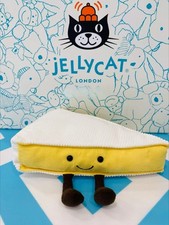 Jellycat Amuseables Brie 22cm - French Cheese Masseur Aromatherapy Plush BNWT