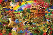 Noahs Ark Animals 1000 Piece Jigsaw Puzzle