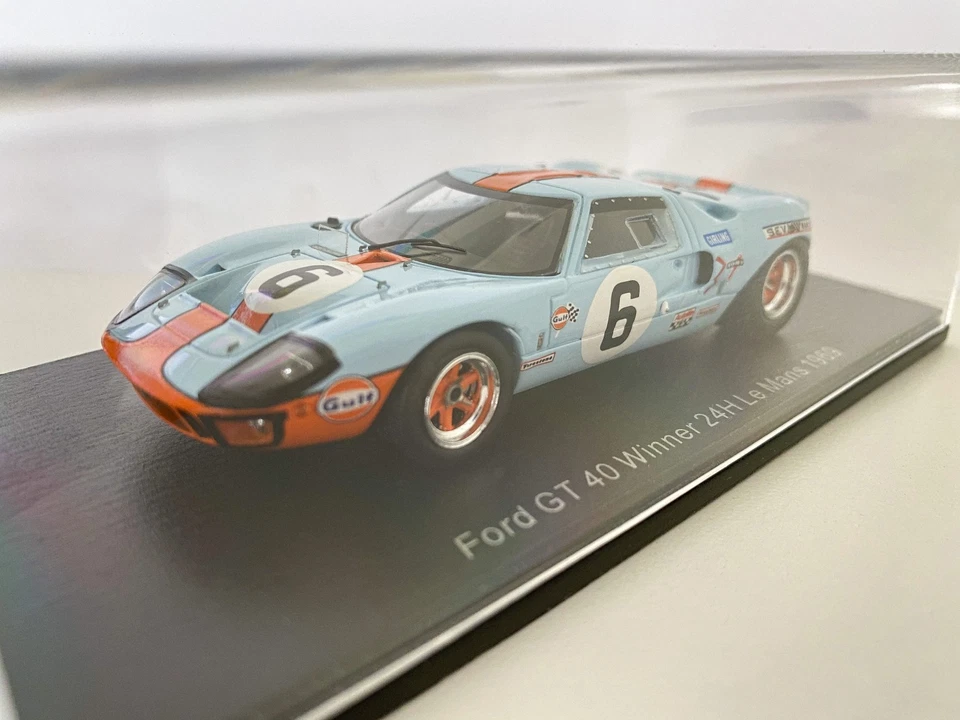 Ford Gt 40 N.6 Winner Le Mans 1969 J.Ickx-J.Oliver 1:43 Spark 43LM69 - Immagine 3 di 4