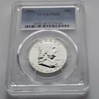 1961 PCGS PF68 Silver Proof Franklin Half Dollar 50c BLAST WHITE