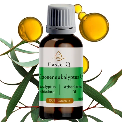 Ätherisches Zitroneneukalyptusöl Eukalyptus Citriodora– Casse-Q 100 % naturrein