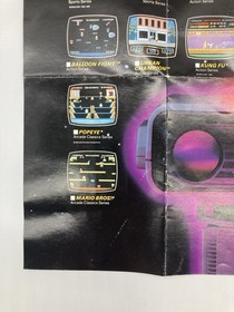 "The Nintendo Game Plan" R.O.B. the Robot Nintendo NES Promo Poster Insert ONLY