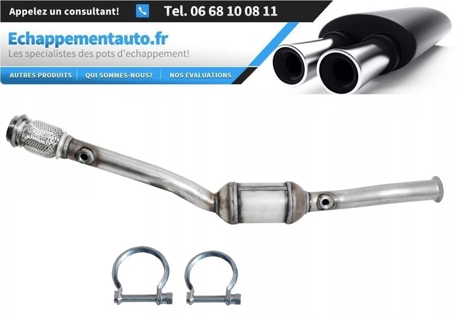 Pot Catalytique WALKER 20310 Pour Peugeot 406 Berline (8B) - Neuf, Garantie 3 Ans, Longueur 977 Mm