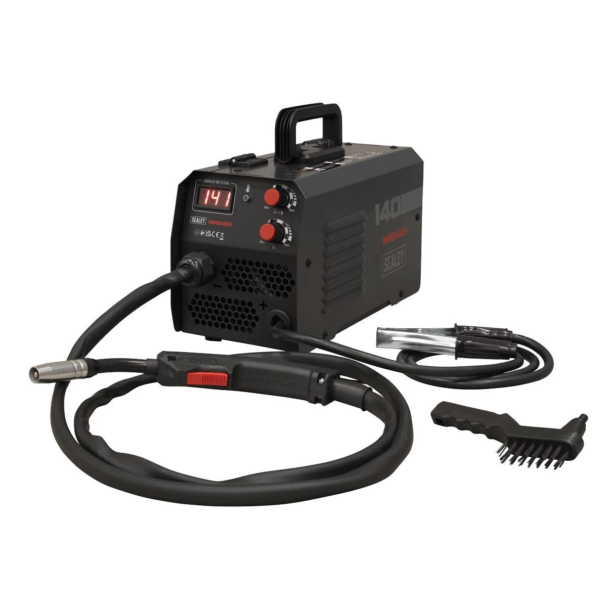 Sealey Flux Cored Gasless MIG Inverter Welder 140A MIG140i