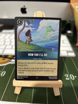 Disney Lorcana - How Far I'll Go - Cold Foil Promo - 28/P1 - Moana