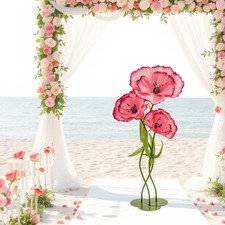 3pcs Large Artificial Flower Artificial Corn Poppy Flower for Wedding Decoration