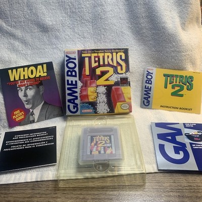 Tetris 2 Nintendo Game Boy 1993 Complete w/ Box Manual  Great Condition* LOOK*