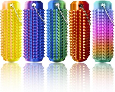 5pcs Little ouchies Fidget, Spiky grippie stim Keychain, Grippy stim... 