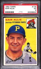 1954 Topps #179 Gair Allie RC PSA 5 EX C99334