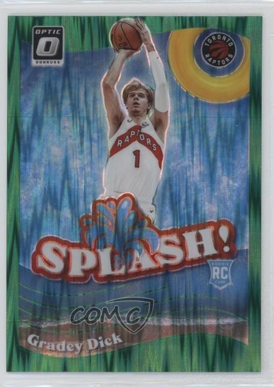 2023 Panini Donruss Optic Splash! Green Shock Prizm Gradey Dick Rookie RC 06y2