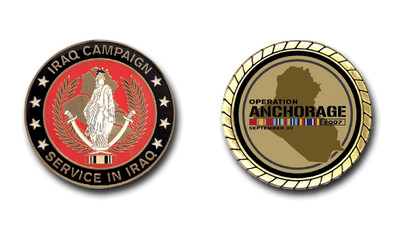 Operation Anchorage Iraq Challenge Coin