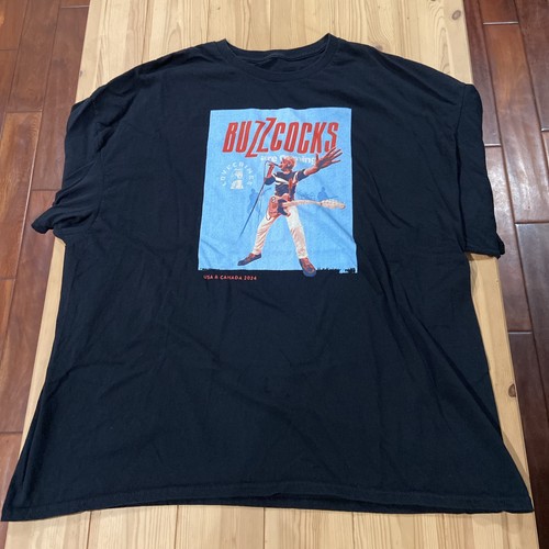 BUZZCOCKS - Buzzcocks are coming 2024 USA Canada Tour Band Punk T Shirt 2XL