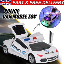 Children Toys Vehicles Light & Sound Electric Police Car Boys Toys Xmas Gift