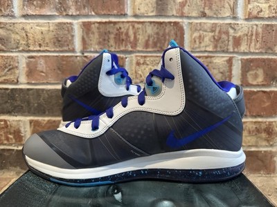Nike Lebron 8 V/2 Summit Lake Hornets Grey Orion Blue 429676-001