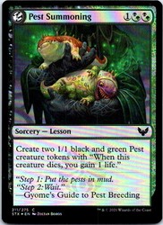 Pest Summoning 211/275 Foil Strixhaven: School of Mages