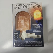 Himalayan Crystal Salt Night Light By Creative Concepts  USA