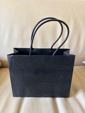 VERSACE "Medusa" black Gift Tote Bag  with hard  handles- size 25 x 20 x 10 cm