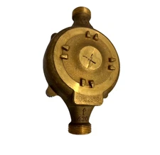 HERSEY MODEL 430 5/8" BRONZE WATER METER