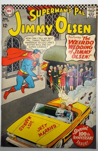 Superman's Pal Jimmy Olsen #100 High Grade Silver Age Vintage DC Comic 1967 VF 8