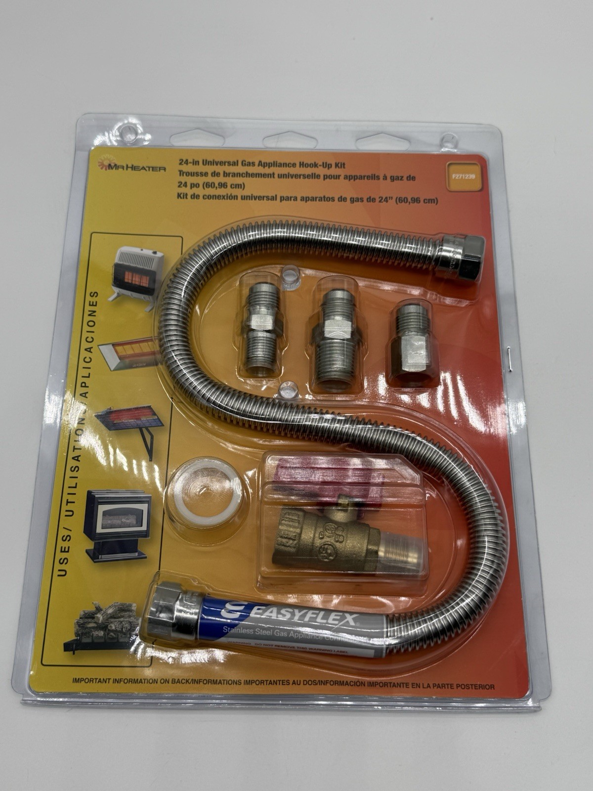 F271239 One Stop Universal Gas Appliance Hook-up Kit New Fas