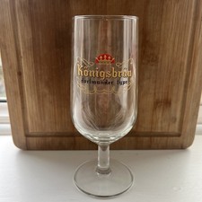 Vintage German Kőnigsbrau Dortmunder Type Pilsner Glass Beer