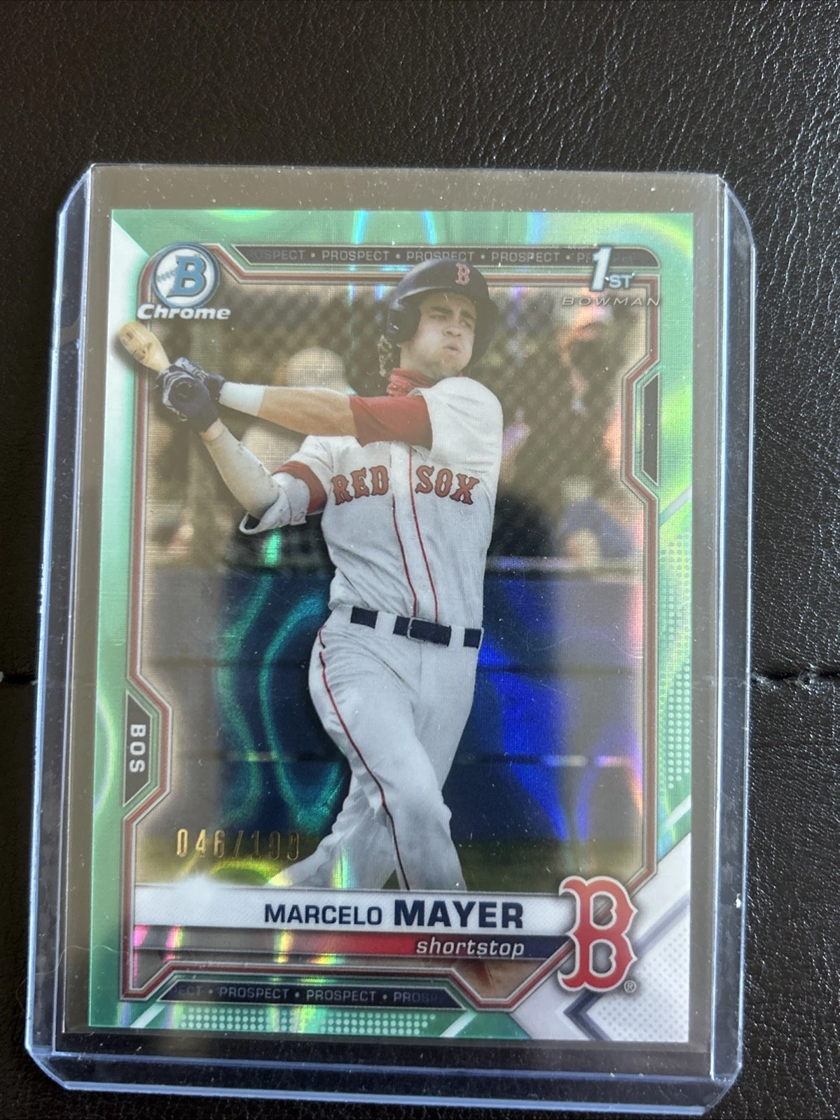 2021 Bowman Draft Marcelo Mayer 1st Chrome Prospect Aqua Lava /199 #BDC-174