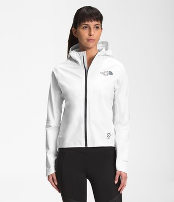 The North Face Womens Futurelight White Reflective Waterproof Running Jacket