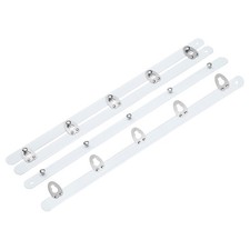 2 Pairs Corset Busk, 11.4" Metal Steel Boning Support with 5 Buttons 0.5 Width
