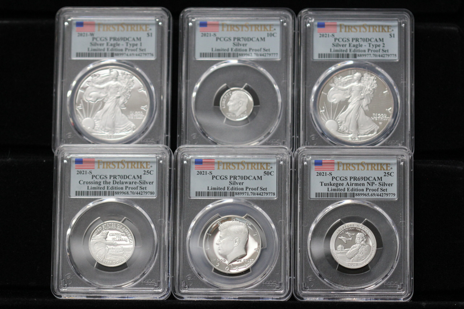 2021 US Mint Limited Edition Silver Proof Set PCGS PR70 - PR69 6