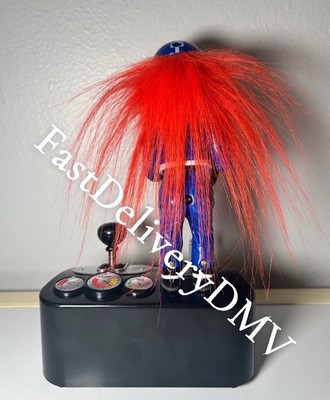 RARE Redline Racer Manual Gear Shift Desk Toy Red Hair Screaming