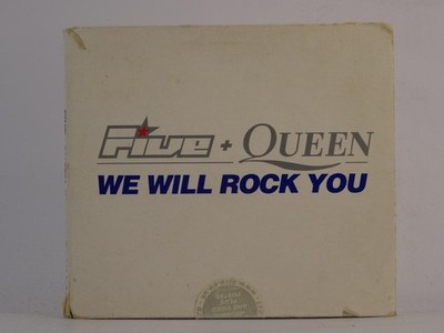 FIVE + QUEEN WE WILL ROCK YOU (H91) 3 Track CD Single including Picture Sleeve B