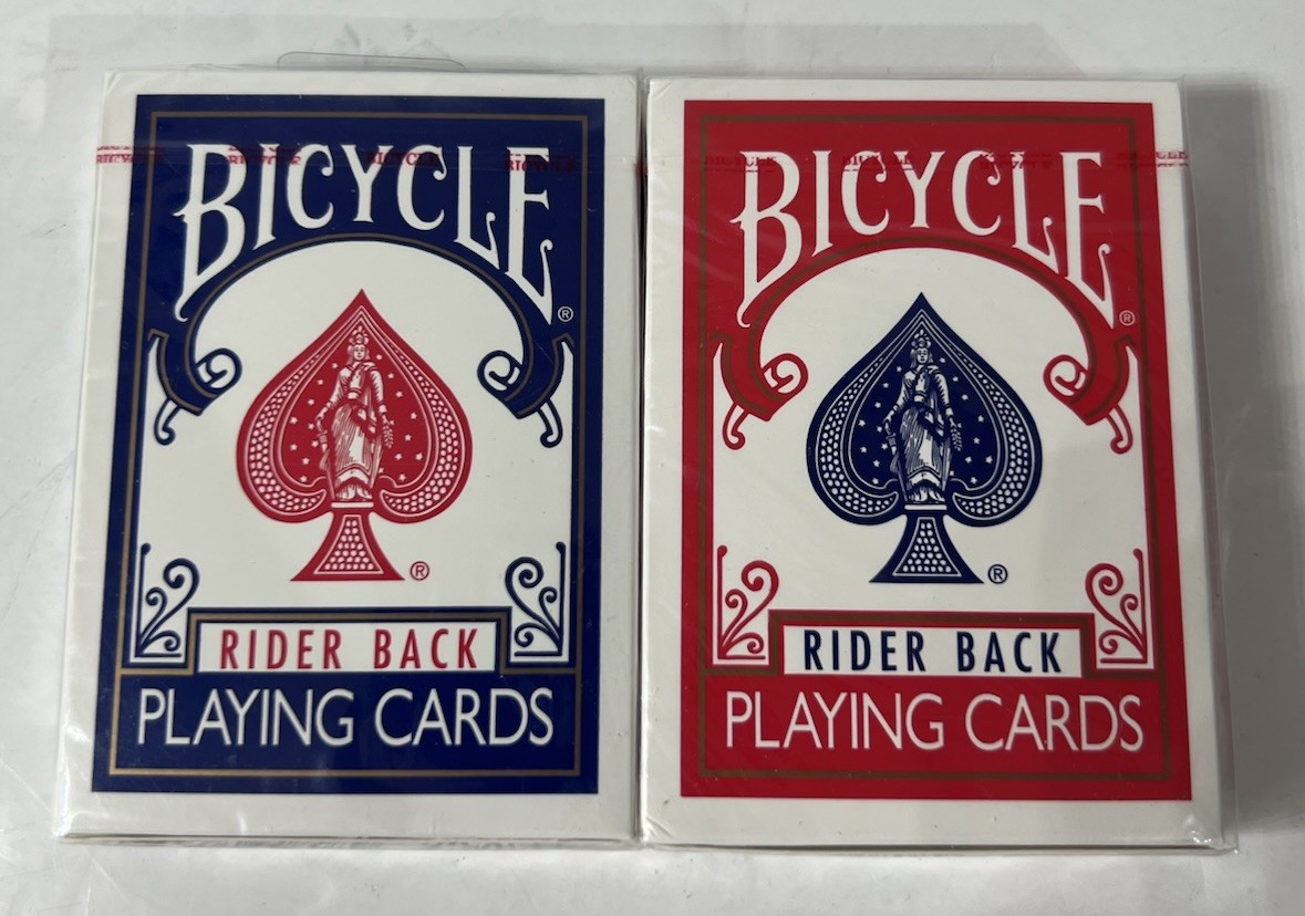 Bicycle Rider Back Ohio 青シール 6個セット Bicycle RIDER BACK Playing Cards, Ohio Blue Seals! Red