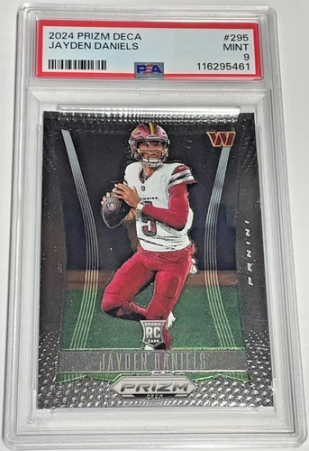 2024 Panini Prizm Deca - Jayden Daniels #295 RC PSA 9