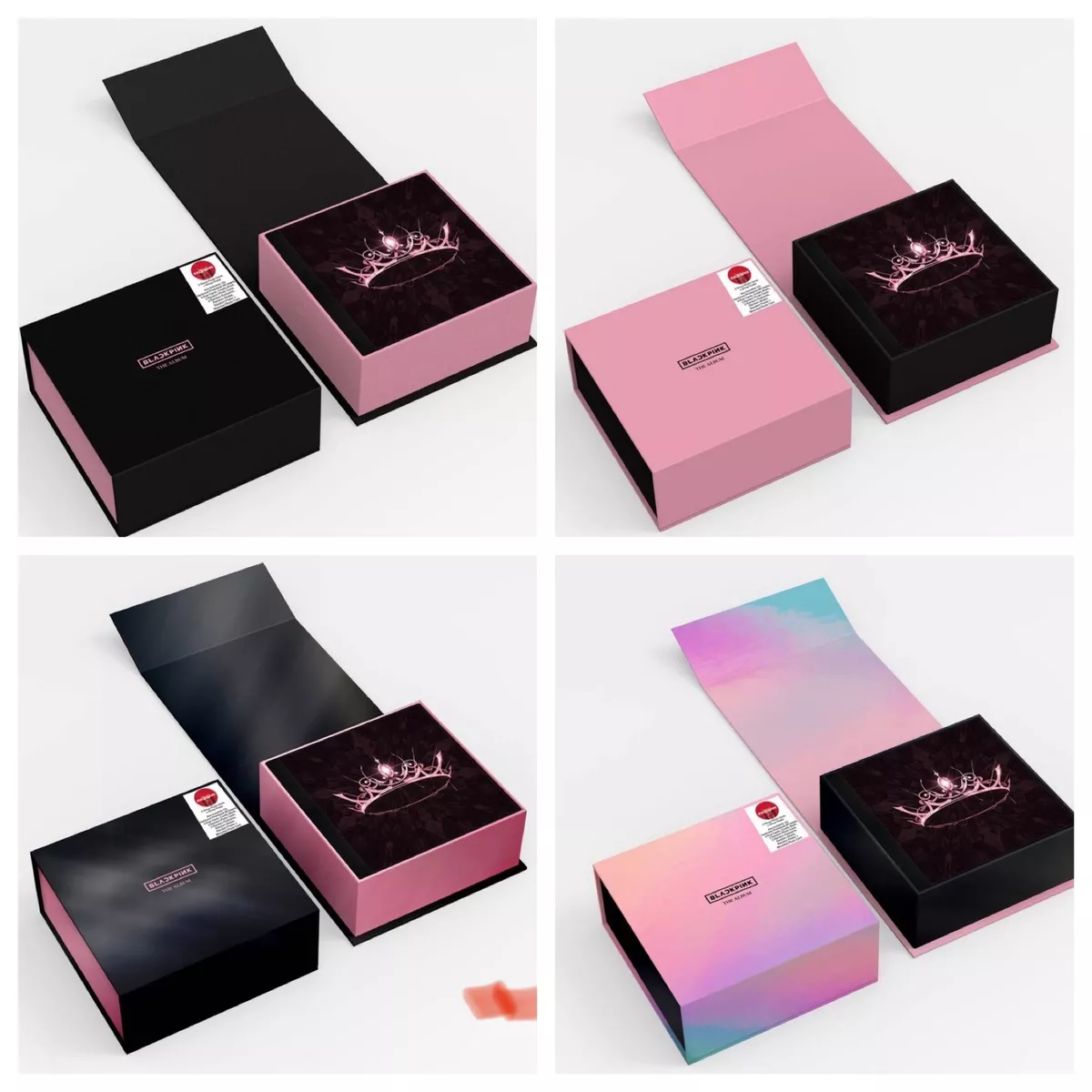 BLACKPINK THE ALBUM CD Boxset Complete Set Version 1-4 Exclusive Presale  Confirm