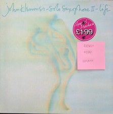 John Klemmer Solo Saxophone Life II Vinyl Record LP EX/VG+ SE 566 1981