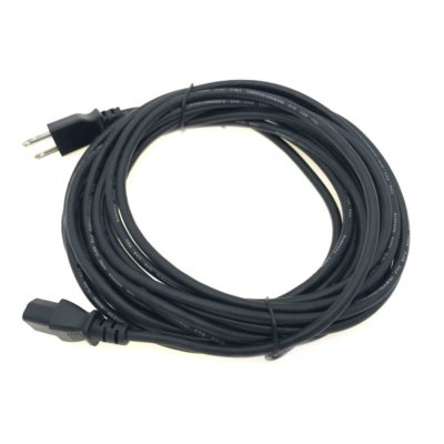 25FT AC POWER SUPPLY CORD CABLE PLUG FR MICROSOFT XBOX 360 BRICK CHARGER ADAPTER