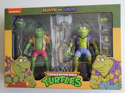 Neca Playmates TMNT Teenage Mutant Ninja Turtles Figur Rasputin & Genghis Frog