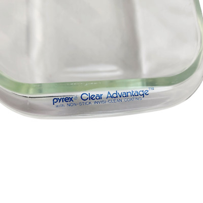 Pyrex Clear Advantage 213-R Clear Glass Loaf Pan Bread Baking Dish 1.5L 22x11x6