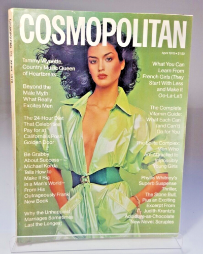 Cosmopolitan Magazine - April 1978 Janice Dickenson Cover - Afbeelding 1 van 7