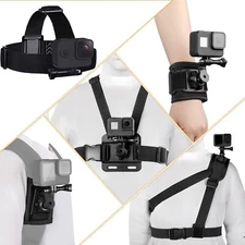 Gopro Accessories Kit for GoPro Hero 12/11/10/9/8/7/6/5/4,Chest Strap Harness...
