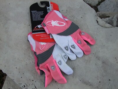 Phoenix Lizard Skins Bicycle gloves, Amara Synthetic Palm, Size 09/M, Pink