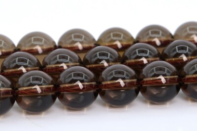 8MM Natural Smoky Quartz Beads Grade AAA Round Gemstone Loose Beads