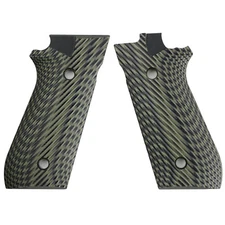 Taurus 92 Grips Cross Hatch G10 Gun Grip fits Taurus PT92 92 PT WITH Decocker