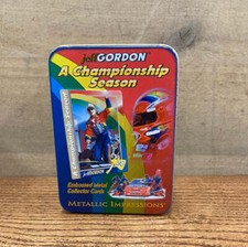 Jeff Gordon Embossed Metal Cards