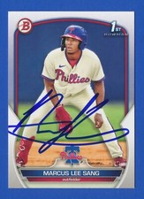 MARCUS LEE SANG Signed/Autographed 2023 1st Bowman Card #BP-126 Phillies w/COA