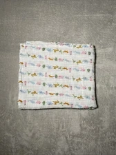 Aden & Anais Blanket Zoo Jungle Animals Lined In A Row Cotton Muslin Swaddle