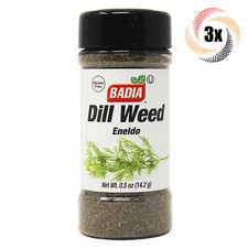 3x Shakers Badia Dill Weed Seasoning .5oz Gluten Free No MSG Kosher