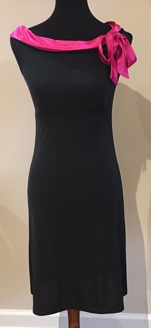 black shift cocktail dress