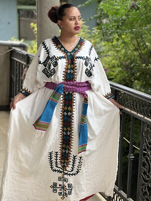 slim fit dress slacks Almeda Ethiopian Dress main image 0