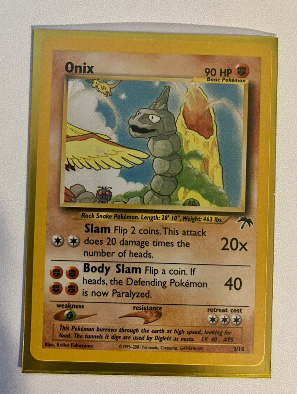 Onix - 3/18 - Southern Islands - Non-Holo - WOTC Vintage Pokemon Card -  NM/LP for Sale in San Diego, CA - OfferUp